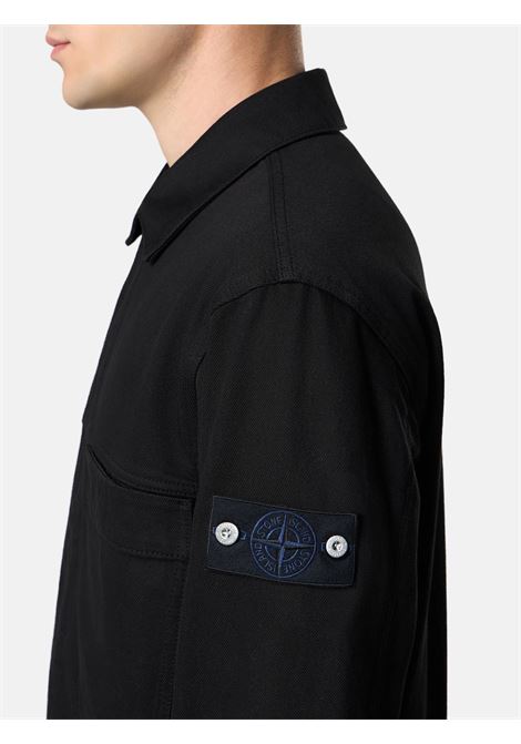 bull denim-tc jacket man black STONE ISLAND | K2S15 Q100027 S00J5V0029